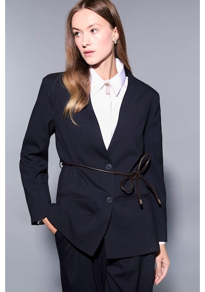 Defacto Regular Fit Ceket Yaka Blazer Ceket F6104ax25aunv243 Lacivert