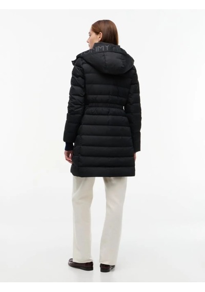 Tommy Hilfiger Kadın Marka Logolu Günlük Kullanıma Uygun Siyah Mont Ww0ww51111 Bds