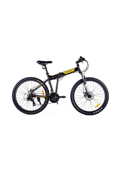 Geotech Fold Up 26d 26 Jant 21vites Md 45cm Katlanır Bisiklet Mat Siyah - Sarı