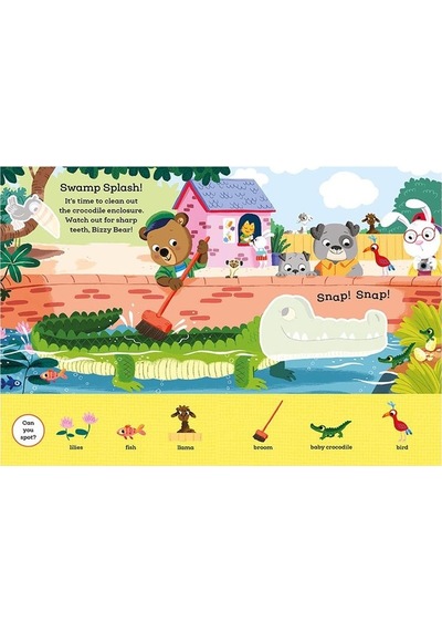 Nosy Crow Bizzy Bear - My First Sticker Book - Animals