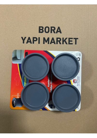 Mobilya Yükseltici Ayarlı Ayak Baza Ayak Mobilya Beyaz Eşya Ayağı Ayarlı Ayak Siyah