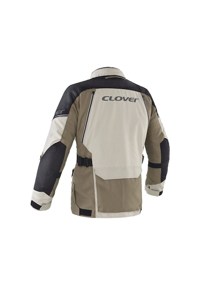 Clover Outland-3 Wp Korumalı Motosiklet Montu Bej Siyah