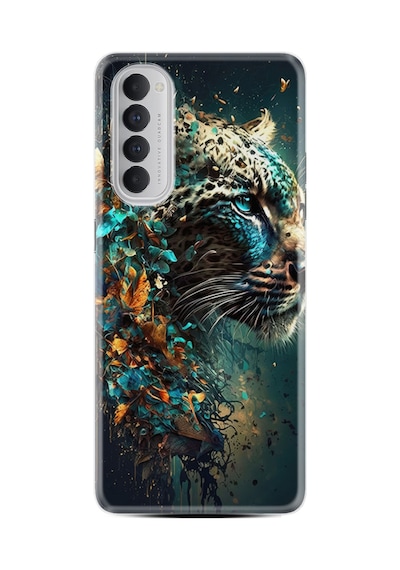 Oppo Reno 4 Pro Kılıf Hayat Serisi Desenli Snow Leopard -stock Code 2018