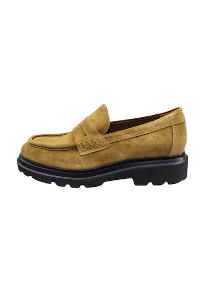 Güvener Camel Renk Yüksek Taban Lofer Camel