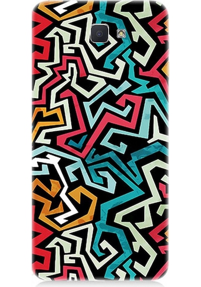 Samsung Galaxy J5 Prime Uyumlu Silikon Kılıf Pop Art Grafiti Grunge