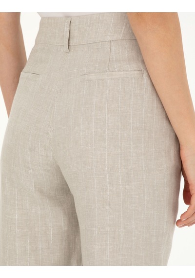 Pierre Cardin Kadın Bej Pantolon Kanvas-chino 50285479-vr011 Bej