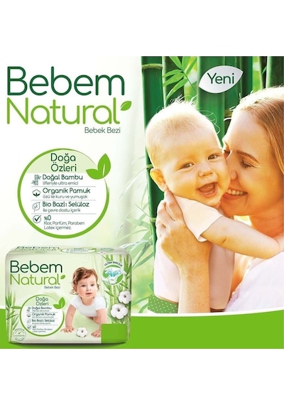Bebem Natural Bebek Bezi Ultra Fırsat Paketi 6 Numara 64x3 192 Adet 3'lü