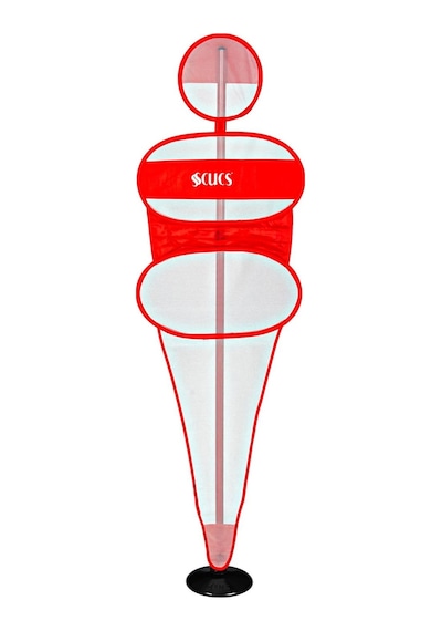 Scucs 1319 Fileli Plastik Çubuklu Baraj Adam Takozlu Kırmızı