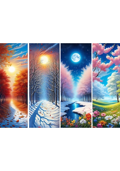 Art Puzzle Mevsim Kapıları 1000 Parça Puzzle