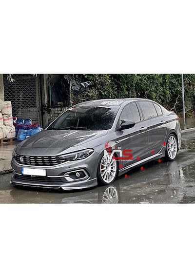 Fiat Egea Uyumlu Marşpiyel Sağ Sol Takım Fiberglass Boyasız