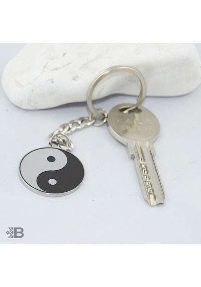 Ying Yang Çelik Anahtarlık