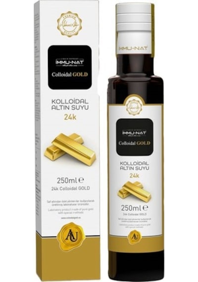 İmmunat Immunat Kolloidal Altın Suyu 250 ML 20ppm 24k İmmu-Nat