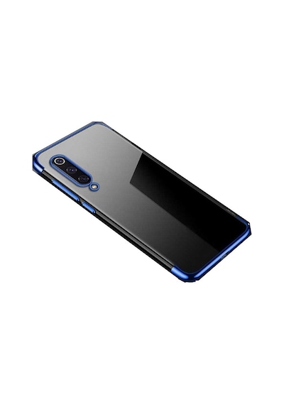 Zore Mi 9 İle Uyumlu Glitter Silikon Kılıf Mavi