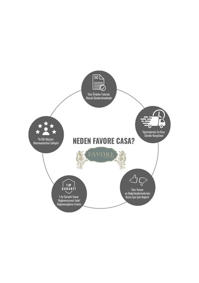 Favore Casa Klasik Şerit Mezro 1.5 Metre