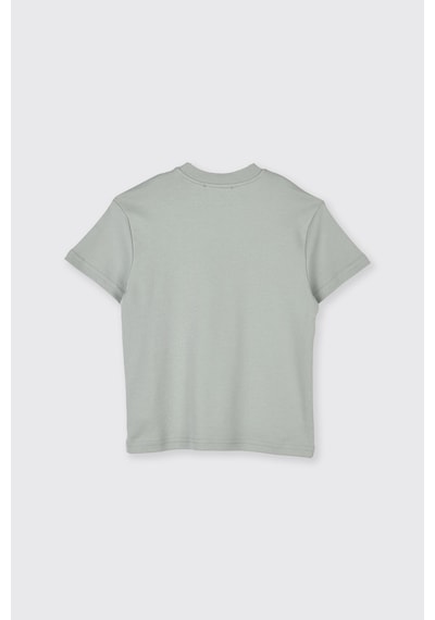 Panço Erkek Çocuk Baskılı Yeşil Pijama Takımı
