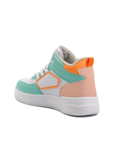 Walkway Nefertiti Beyaz-su Yeşili Unisex Hi Sneaker 001