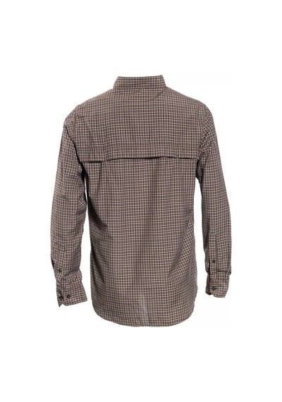 S.K.DEERHUNTER Tucker399BambooUzunKol Gömlek 43/44 Kahverengi - Kırmızı - Yeşil