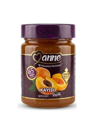 Kayısı Reçeli %65 Meyveli 400 Gr