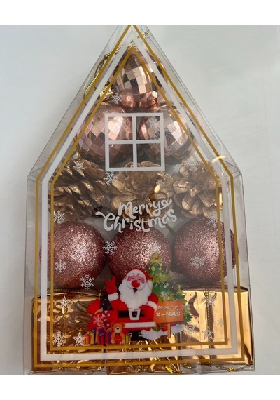 Yılbaşı Süsü 12' Li 10 Cm Karışık 12 Adet Set