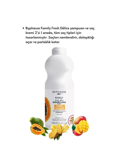 Family Fresh 2in1 Tüm Saçlara Özel Nemlendirici Şampuan 750ml