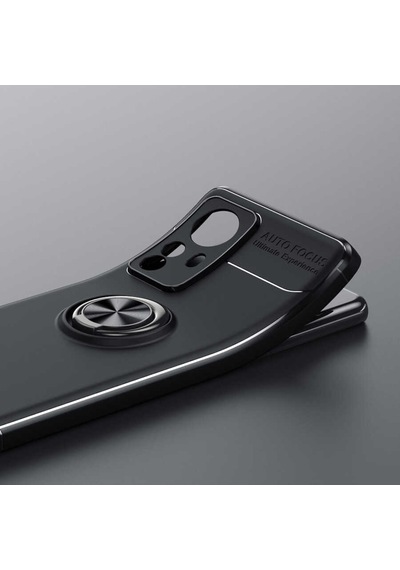 Xiaomi Mi 12 Kılıf Zore Ravel Yüzüklü Silikon Kılıf