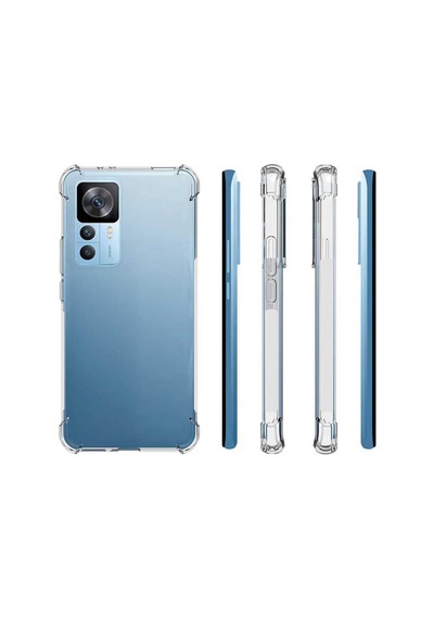 Xiaomi Mi 12t Pro Kılıf Darbe Önleyici Anti Shock Özellikli Kamera Korumalı Silikon Pazarplus Şeffaf