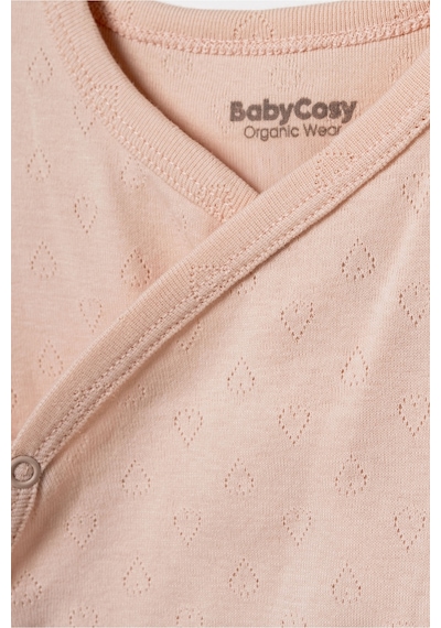 Babycosy Organic Wear %100 Organik Pamuk,2'li Kruvaze Kısa Kollu Bebek Tulum Little Princess Yazlık Kız Bebek Tulum Ekru Babycosy Organic Wear %100 Organik Pamuk,2'li Kruvaze Kısa Kollu Bebek Tulum Little Princess Yazlık Kız Bebek Tulum Ekru