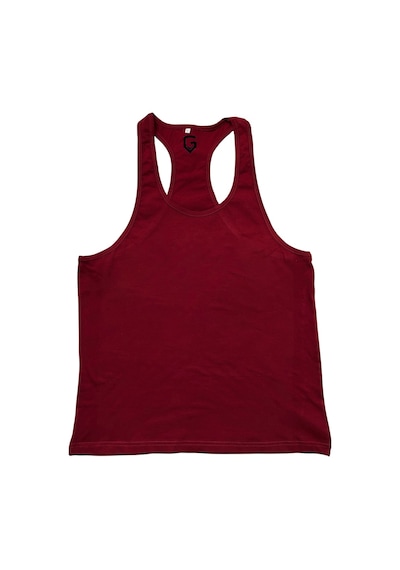 Top Glory Fitness Gym Tank Top Atlet Sporcu Atleti Bordo 5028 Bordo
