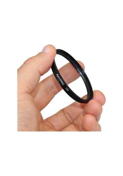 Raypro UV + Polarize Filtre 55 MM + EW-60E Parasoley + Filtre Çantası