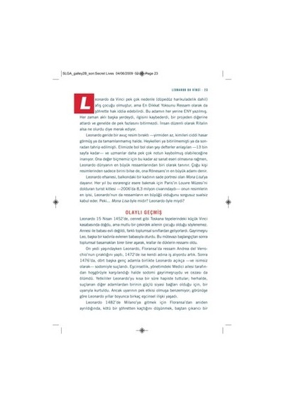 Büyük Sanatçıların Gizli