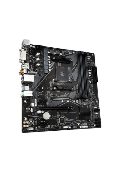Gigabyte A520m Ds3h Ac Am4 D4 Dvi-d Hdmi Dp