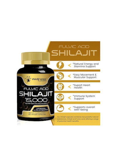 Wellnees Labs Himalayan Shilajit For Men Energy And Immune Suppor