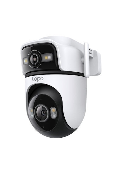 Tp-link Tapo C545d 2k Çift Lensli Dış Mekan Güvenlik Kamerası 165 Geniş Açı + Telefoto Lens İp66 Aı Takip Renkli Gece Görüşü Ethernet Bağlantı Iki Yönlü Ses Yerel & Bulut Depolama