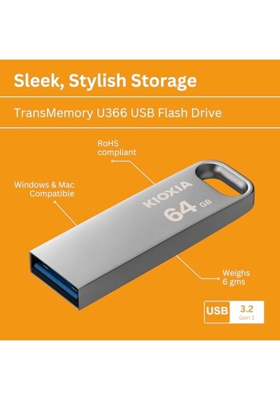 Metal Usb 3.2 Gen 1 64gb Usb Bellek Diğer