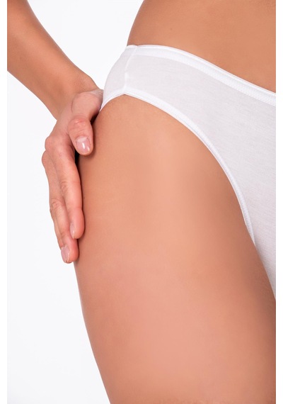 Kompedan Kadın Viskon Slip Beyaz | K23926 Beyaz