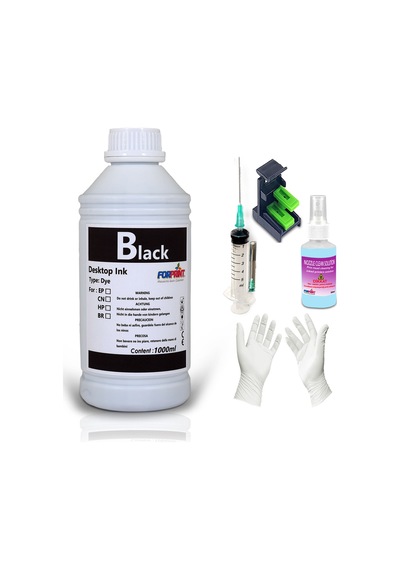 Canon G1400-G2400-G3400- G4400 için Uyumlu Mürekkep 1000 ML Siyah