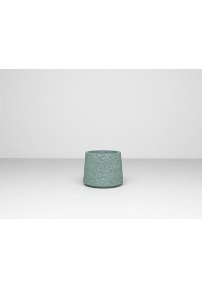Nuano Consept Holo Serisi Yuvarlak Saksı Yeşil 35x30