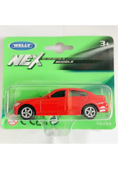 Bmw M3 335i Kırmızı 1:64 Ölçek Mini Metal Araba Welly Nex Marka