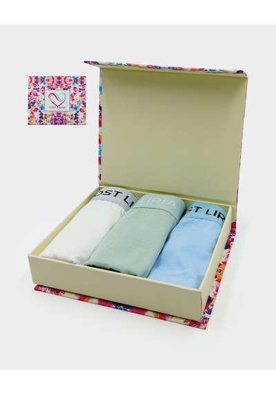 Gost Liria Dream Kadın Slip 3 Lü Paket - Çok Renkli Çok Renkli