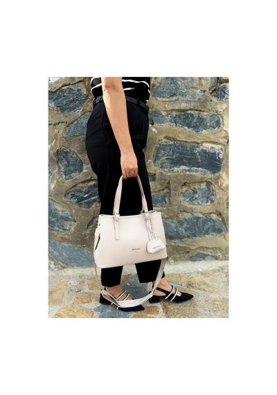 Just Polo Kadın Yeni Sezon Yumuşak Deri Ayarlanabilir Askılı Şık El Ve Omuz Çantası Shoulder Bag Taş 51164690