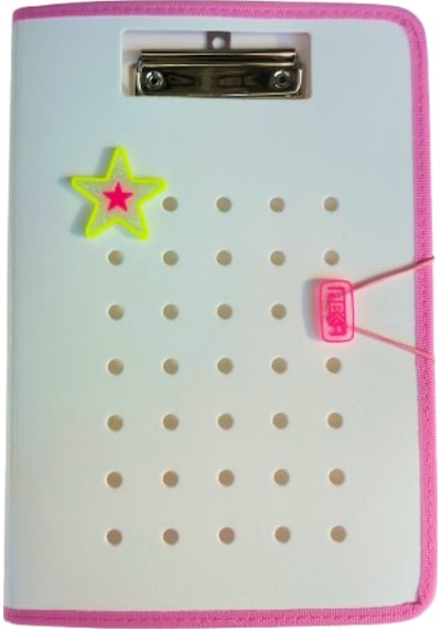 A4 Boy Kapaklı Sekreterlik Lastikli Delikli Model 23x32 Cm Sekreter Dosyası 1 Adet Beyaz