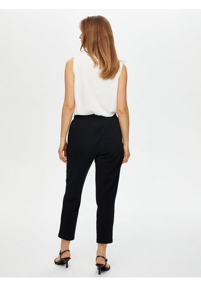 Faik Sönmez Comfort Fit Krep Örme Pantolon B00074-1 B00074-110 Siyah