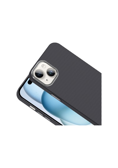 Teleplus Apple Uyumlu iPhone  14 Kılıf M-safe Karbon Fiber Tasarım Gross Kapak