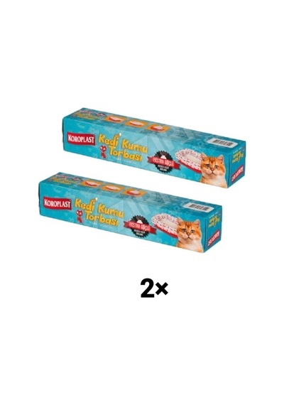 Kedi Kumu Torbası Çöp Poşeti Temizlik Evcil Hayvan Hijyen 2 Adet