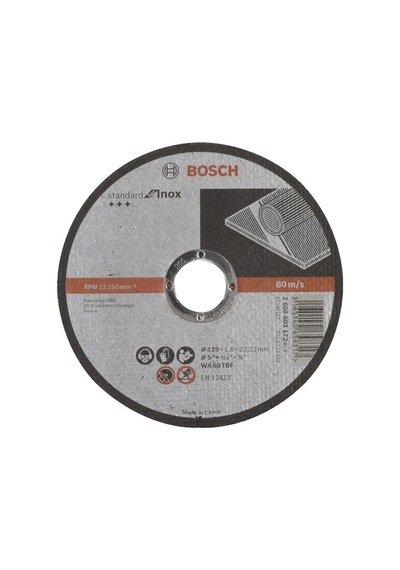 Bosch 125x1.6 Mm Standard For Inox 2608603172