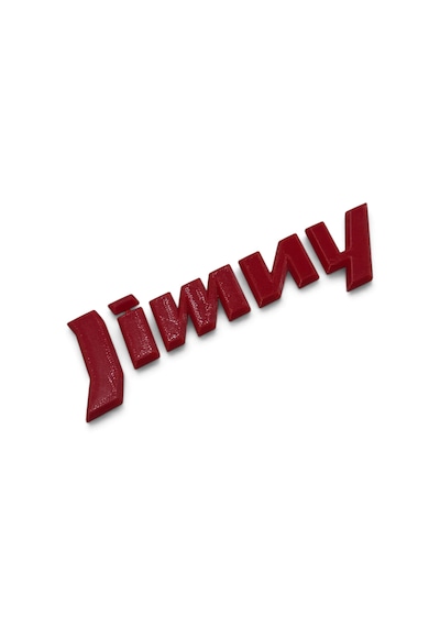 Suzuki Jimny Bagaj Yazısı Kırmızı 3d Plastik Abs 0