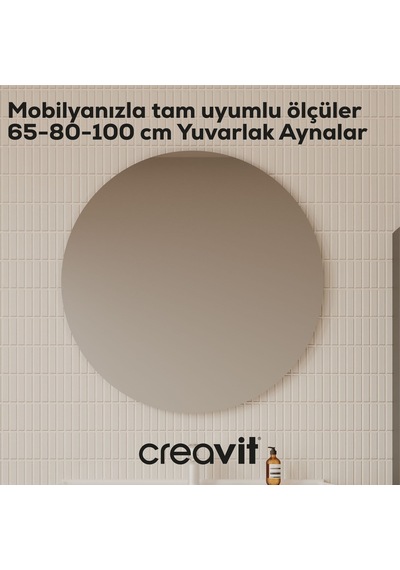 Creavit D20 100 Cm Yuvarlak Ayna Cam