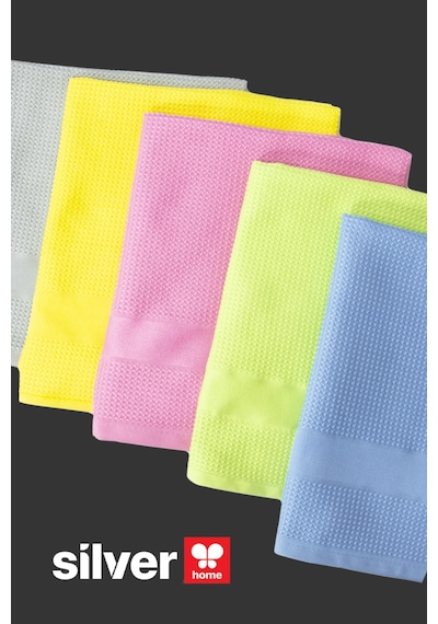 Silver Home Mikrofiber Dekoratif Cam Bezi 5'li 42 x 68 CM