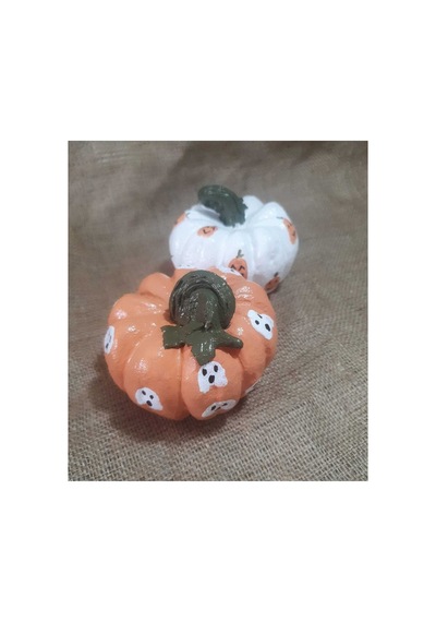 El Yapımı Halloween Balkabağı Seti,dekoratif Halloween Balkabağı 2'li Set.