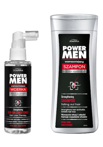 Saç Dökülmesine Karşı Önleyici Şampuan - 200ml + Power Men Rub-on Saç Dökülmesine Karşı Güçlendirici Krem Losyon 100 Ml 2'si Birlikte Set Dökülen